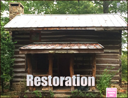 Historic Log Cabin Restoration  Henry County, Georgia